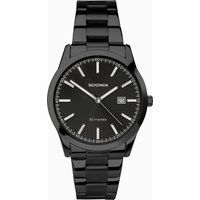 Sekonda Sekonda Taylor Men's Watch | Black Alloy Case & Stainless Steel Bracelet with Black Dial | 30144