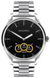 Sekonda 45mm Hybrid Smart Watch in Silver with Silver Stainless Steel Bracelet