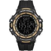 Sekonda Sekonda Crossfell Digital Menâ€™s Watch | Black Plastic Case & Strap with Black LCD Display | 30162