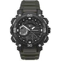 Sekonda Malvern Digital Men/'s 49mm Quartz Watch in Grey with Digital Calendar Display, and Grey Plastic Strap 30168
