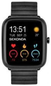 Sekonda Motion Plus Smart Watch 36mm with Black Stainless Steel Strap 30223