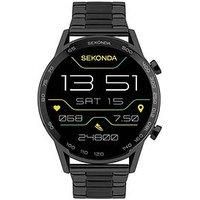 Sekonda Active Plus Smart Watch 45mm with Black Stainless Steel Strap 30226