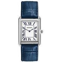 Sekonda Sekonda Mens Clement Blue Leather Strap With White Dial Analogue Watch