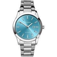Sekonda Ladies Blue Sunray Dial Date Watch 40365