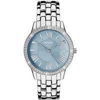 Sekonda Charlotte Ladies 33mm Quartz Watch in Blue with Analogue Display, and Silver Alloy Bracelet 40478