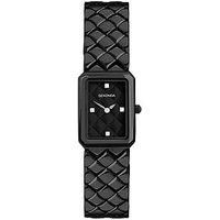 Sekonda Sekonda Lunar Ladies Watch | Black Alloy Case & Bracelet with Black Dial | 40627