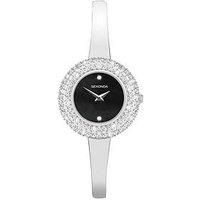 Sekonda Sekonda Radiance Ladies Watch | Silver Brass Case & Bracelet with Black Dial | 40630