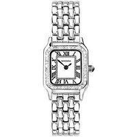 Sekonda Monica Silver Stone Set Watch 40655