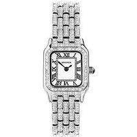 Sekonda Classic Monica Ladies 22mm Quartz Watch in White with Analogue Display, and Silver Alloy Strap 40660
