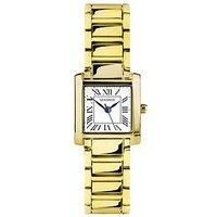Sekonda Classic Montreal Ladies 21mm Quartz Watch in White with Analogue Display, and Gold Alloy Strap 40702