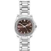 Sekonda Octaire 30mm Womens TV Silver Analogue Watch with Silver Bracelet