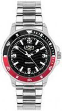 Limit Men's Silver Plated Stainless Steel Bracelet Watch