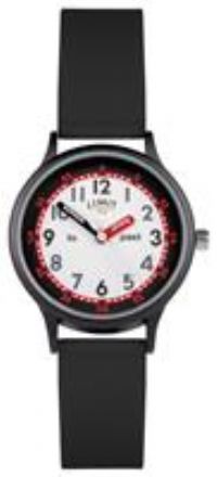 Limit Time Teacher White Dial Black Silicone Strap Watch