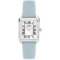 Limit Limit Womens Classic Blue Polyurethane Strap With Silver Dial Analogue Watch