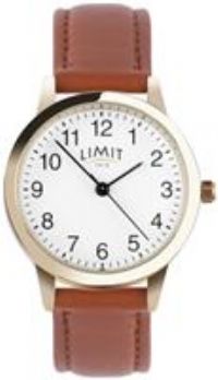 Limit Ladies Brown Polyurethane Strap Watch