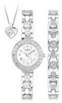 Limit Ladies' Silver Bracelet, Pendant and Watch Set