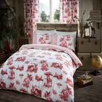 Printed Polycotton Safari Duvet Cover With Pillowcases