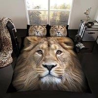 3D Animal Duvet Cover Set With Pillowcase Double Single King Size Print Bedding