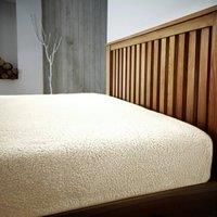 Teddy Bear Fleece Fitted Bed Sheet Bedding Warm Cosy Thermal Single Double King