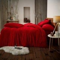 New Teddy Ely Geo Fleece Duvet Quilt Cover Bedding Sets Soft Warm Chritmas Xmas