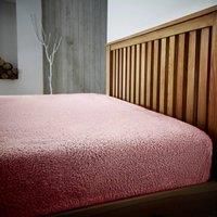 Teddy Bear Fleece Fitted Bed Sheet Bedding Warm Cosy Thermal Single Double King
