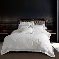Devore Embroidered Hotel Collection Duvet Quilt Cover Set Polycotton Bedding