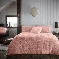 SOFT COSY FUR FLEECE DUVET COVER THERMAL WARM QUILT BEDDING SET THROW ALL SIZE