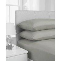 Fitted Sheet & Flat Sheet Full Bed Sheet Set Pillowcase 100% Polycotton ALL SIZE