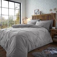 Teddy Chiswick Pintuck Duvet Cover and Pillowcase Set