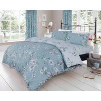 Floral Duvet Cover Set With Pillow Case Bedding Quilt Single Double Super King