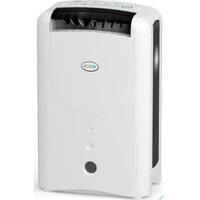 EcoAir DD1 Classic MK6 Black Desiccant Dehumidifier | Electronic Control | 7.5 L/Day | Quiet 34dBA | Ioniser | Silver Filter | Laundry | Timer | 6Kg | Home Garage Basement Boat