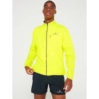RONHILL CORE JACKET Mens Windproof Running Jacket Hi-Viz Top Fluo Yellow LP£45