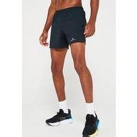 Ronhill, Men/'s Core 5" Short, Running, Black/Bright White, XXL