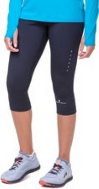 Ronhill Core Womens Running Tights Black 3/4 Capri Run Lightweight Breathable