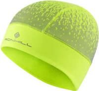 Ronhill Reflect Running Beanie Yellow Thermal Reflective Run Breathable Hat Mens