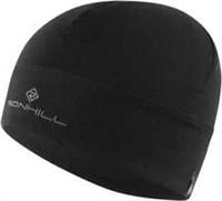 Ronhill Merino Running Beanie Black Reflective Merino Wool Run Quick Drying Hat