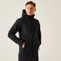Regatta Men/'s X-Pro Repeller Lined Hooded Softshell Jacket, Black (Black), XXX-Large (Manufacturer Size:XXXL)