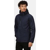 Regatta Men/'s X-Pro Repeller Lined Hooded Softshell Jacket, Blue (Navy), Small (Manufacturer Size:S)