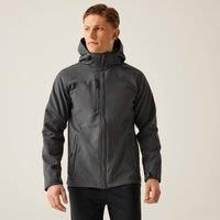 Regatta Men/'s X-Pro Repeller Lined Hooded Softshell Jacket, Grey (Seal Grey), Small (Manufacturer Size:S)