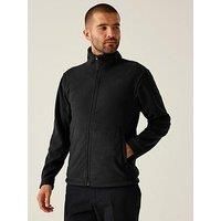 Regatta Men's Micro Full Zip Fleece Jacket, Black (Black), X-Large (Manufacturer Size:XL)