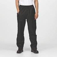 Regatta Men Waterproof Breathable Linton Over Trousers - Black, Medium
