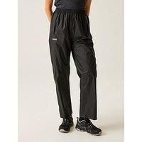 Regatta Waterproof Pack It Women's Outdoor Over Trouser available in Black - Medium