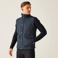 Regatta Men/'s Tyler Insulated Waterproof Bodywarmer Plain Turtleneck Sleeveless Outdoor Gilet - Perfect for Walking, Hiking & Camping