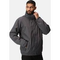 Regatta Professional Men's Dover Fleece Lined Waterproof Insulated Bomber Jacket Seal Grey Black, Size: 4XL