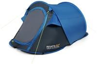 Regatta Kids' Malawi Outdoor Pop-Up Tent, Oxford Blue/Seal Grey