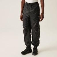 Regatta Mens Active Packaway Waterproof Overtrousers - XS Black