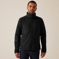 Regatta Men/'s Hydroforce 3 Layer Membrane Softshell Jacket, Black (Black/Black), Medium (Manufacturer Size:M)