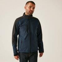 Regatta Men/'s Hydroforce 3 Layer Membrane Softshell Jacket, Blue (Navy/Black), Small (Manufacturer Size:S)
