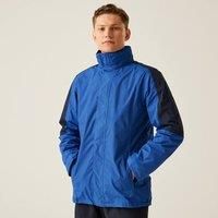 Regatta Men/'s Regatta Defender 3 In 1 Jacket Plain Turtleneck Long Sleeve Jacket, Blue (Royal Blue/Navy), Medium