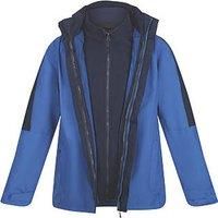 Regatta TRA130 90F95 Men/'s Defender III 3-in-1 Jacket, 3X-Large, Royal/Navy